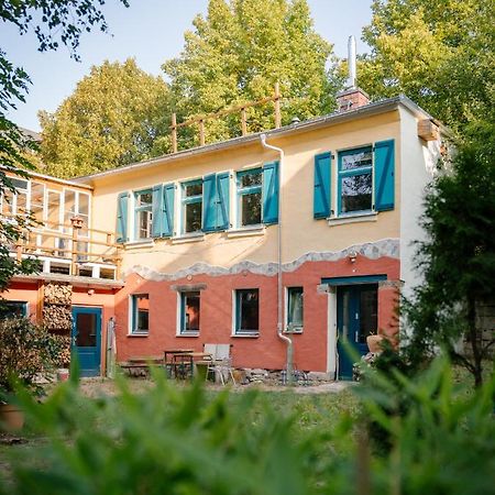 The Upholstery Tinyhouse Deluxe Eco Chalet Kreativ Citynah 开姆尼茨 外观 照片