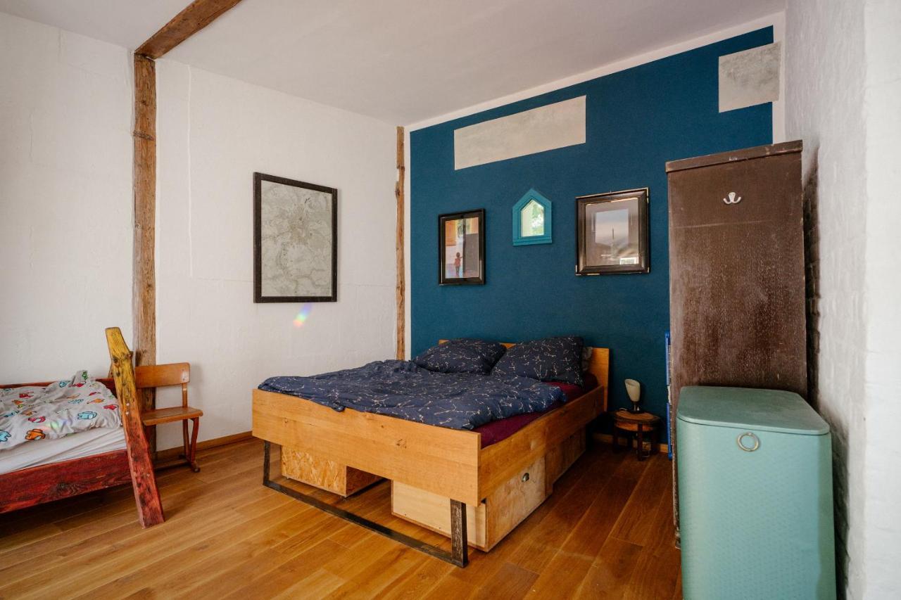 The Upholstery Tinyhouse Deluxe Eco Chalet Kreativ Citynah 开姆尼茨 外观 照片