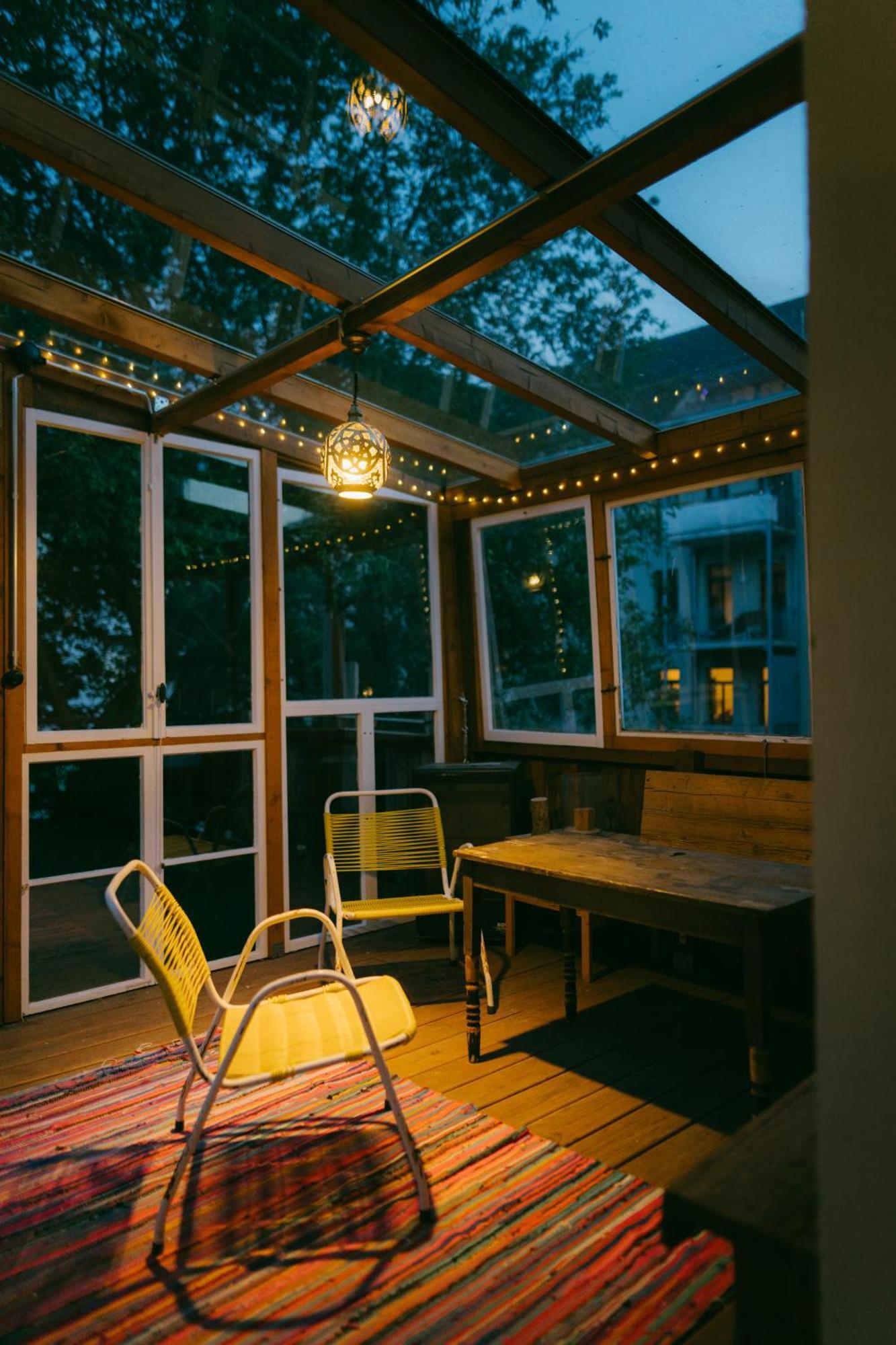 The Upholstery Tinyhouse Deluxe Eco Chalet Kreativ Citynah 开姆尼茨 外观 照片