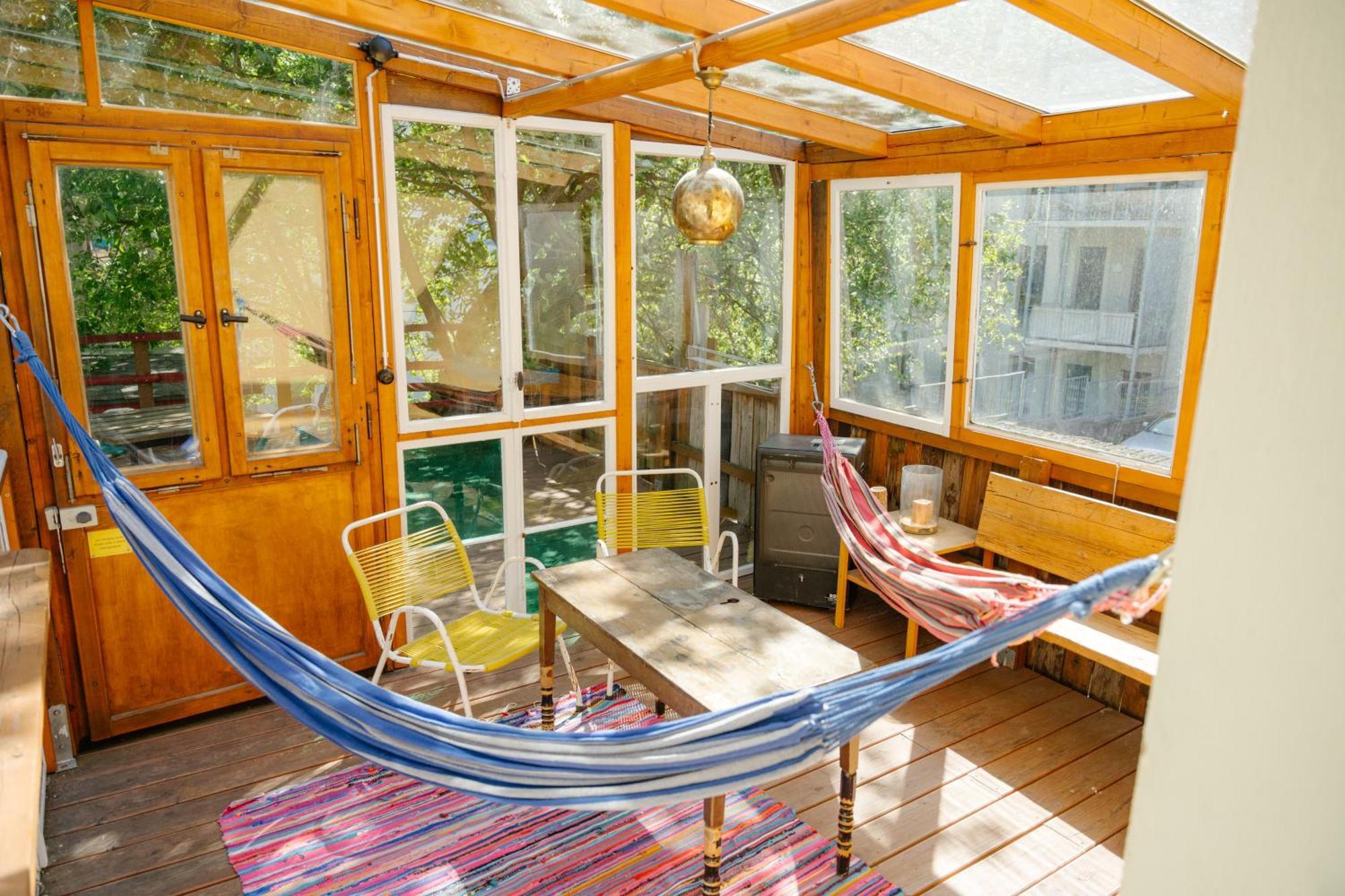 The Upholstery Tinyhouse Deluxe Eco Chalet Kreativ Citynah 开姆尼茨 外观 照片